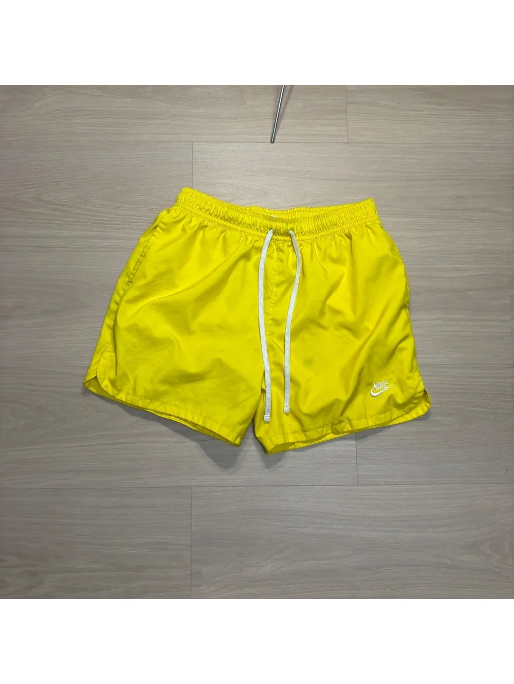 Beach preppy Streetwear skater yellow nike swimwear shorts